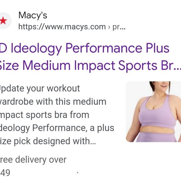 NWT 3X WOMEN'S PINK STONE MEDIUM IMPACT IDEOLOGY SPORTS BRA - Picture 5 of 11